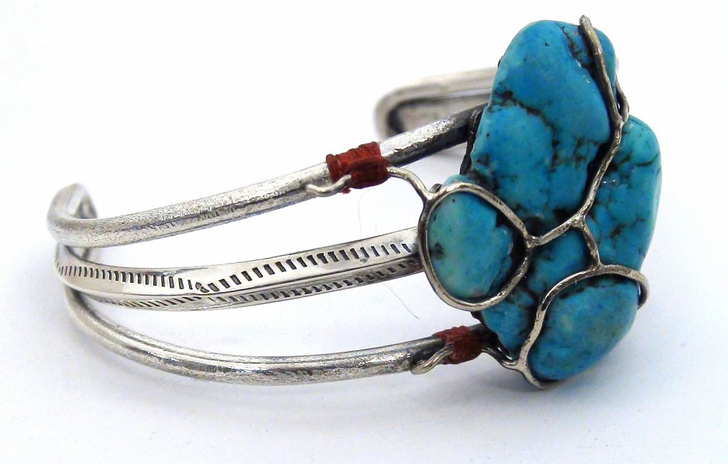Fenced Turquoise Cuff